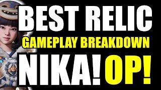 NIKA best relic is AWESOME full gameplay breakdown King Arthur Legends Rise top tier list legendary