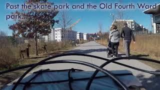 Delivering doughnuts to an Atlanta dentist by bike.