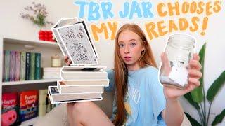 TBR Jar Prompts Pick What I Read For A Week! *reading vlog* 🫙 