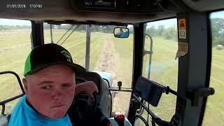 Rolling 1st Cutting Hay 2022