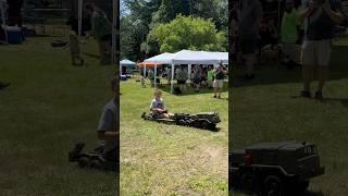 Axel and his cross RC bc8 mammoth chariot at RC farmfest  #shorts