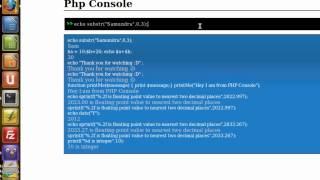 Lite Console for PHP