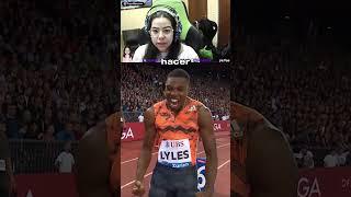 Noah Lyles, al estrella del atletismo #atletismo #atletics #sprinter #sprint #paris2024 #olympics