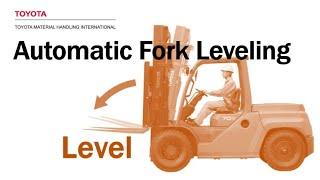 TOYOTA Forklift [SAS] System of Active Stability - Automatic Fork-leveling Control