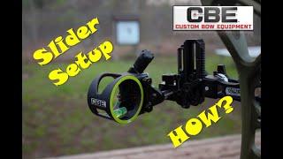 CBE Tactic Hybrid ; Setting up your multi pin slider sight