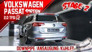 VW Passat Variant 2.0 TSFI 4MOTION R | Softwareoptimierung Stage 2 | Dyno - 100-200km/h | mcchip-dkr