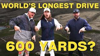 We Hit The LONGEST Drive In Golf HISTORY! (WORLD RECORD)