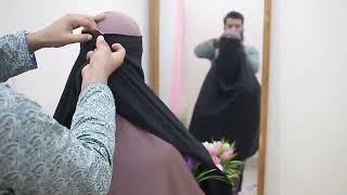 How to were two part niqab : Part 2 | Abaya Collection | Niqab | Hijab