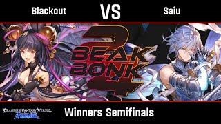 Blackout (Yuel) vs Saiu (Grimnir) - GBVS:R Winners Semifinals - Beak Bonk 2024