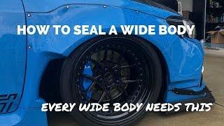 How To Seal Wide Body / Over Fenders | Trim Lok Fender Flare Edge Trim