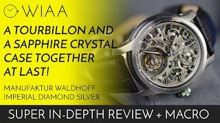 Tourbillon + sapphire case that's NOT tens of thousands! | Manufaktur Waldhoff Imperial Diamond