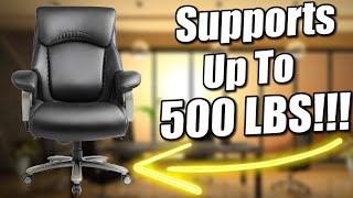 COLAMY Executive Big and Tall Leather Office Chair Review