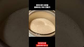 렌틸콩 병아리콩 두유 만들기 #두유제조기 #다이어트식단 #아침식사대용