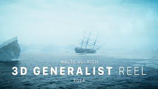 3D Generalist Schowreel | Malte Ullrich | 2024