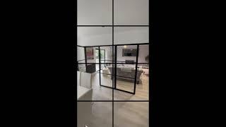 Steel french doors room dividers and partitions, steel partitioning internal steel doors glass walls