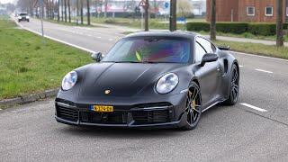 Porsche 992 Turbo S with Akrapovic Exhaust- LOUD Sounds & FAST Accelerations !