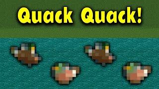 Ducks in RollerCoaster Tycoon 2