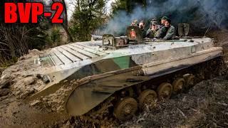 Cold Start After 1 Year! Abandoned Tank BVP-2 (BMP-2) Back in Action & Offroad Test!