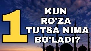 BIR KUN RO'ZA TUTIB QANDAY SAVOB OLISHINGIZNI ESHITING - Abdulloh domla