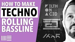 HOW TO MAKE TECHNO ROLLING BASSLINE | ABLETON LIVE