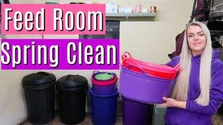 Feed Room Cleaning & Organisation | Spring Clean | Lilpetchannel