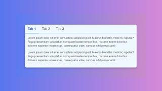 Cara Membuat Tab menggunakan HTML & CSS | How To Create Tabs using HTML & CSS