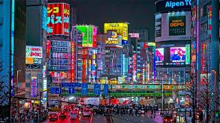 Tokyo Japan - Shinjuku Rainy Night Walk | Summer 2024 • 4K HDR