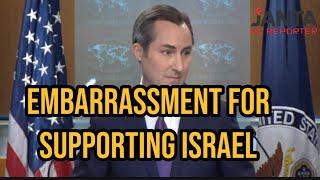 US official Matt Miller embarrassed over blind support to Israel on ICC warrant | Janta Ka Reporter