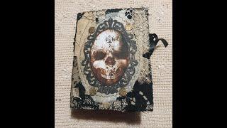 Handmade Eclectic Gothic junk journal #junkjournaling #junkjournals #handmade journal