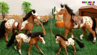 Juguetes de Caballos  para niños - Family Horse Toy for kids - Mimonona Stories