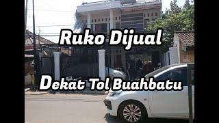 Dijual Murah Rumah dan Toko (Ruko) Pinggir Jalan di Dekat Gerbang Tol Buah Batu Bandung Kota #AO35