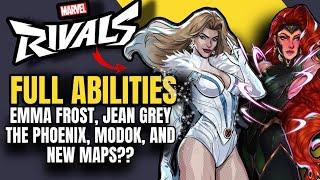 EMMA FROST and JEAN GREY ABILITY LIST LEAKED and NEW MAPS? | Marvel Rivals News Updates and Leaks