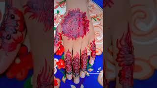 new style indian gol tikki mehndi  mehndi design by hamna fashion geek