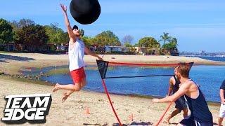 GIANT BEACH VOLLEYBALL CHALLENGE!! |  Edge Games [Day 2]