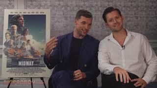 MIDWAY interview with Ed Skrein and Luke Kleintank, who play Lt. Dick Best & Lt. Clarence Dickinson