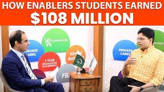 How Enablers Students Earned 108 Million Dollars | Saqib Azhar with Qasim Ali Shah