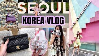 KOREA VLOG  Luxe Shopping in Gangnam, Myeong-dong, Business Class Flights, Food Galore! Part 1