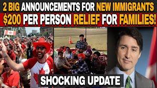 Canada Immigration Shocking News: New PR Rules Announced  | $200 Relief for Families!