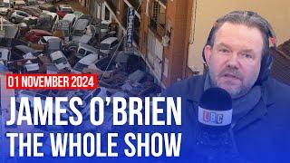 Apocalyptic scenes in Spain | James O'Brien - The Whole Show