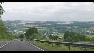 On the way to the Mosel river. Luxembourgish winecountry in hyperlapse.