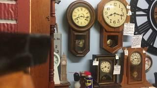 Antique Japanese Regulator wall clock