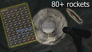 80 rocket insanely loaded cave base raid