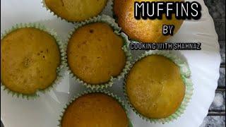 Muffins|Easy 5 minutes muffins recipe|Cooking with Shahnaz