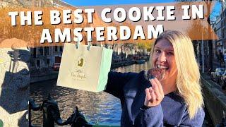 Is this the best cookie in AMSTERDAM?? | Amsterdam Travel Vlog