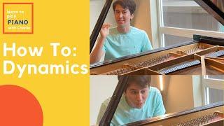 How To Play Dynamics on the Piano | Learn to Play Piano with Charlie