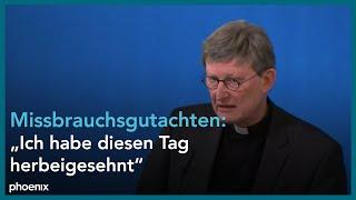 Vorstellung Missbrauchsgutachten Erzbistum Köln mit Statement Kardinal Rainer Maria Woelki