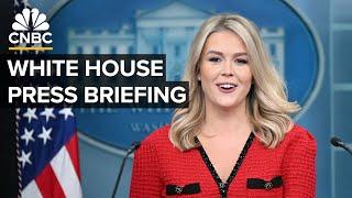 White House press secretary Karoline Leavitt holds a briefing with reporters — 4/8/2025