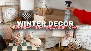 2025 WINTER DECORATE WITH ME / DECORATING AFTER CHRISTMAS / NEUTRAL DECOR IDEAS