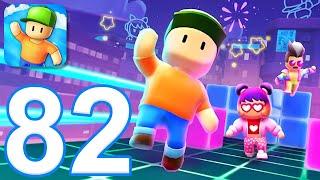 Stumble Guys - Gameplay Walkthrough Part 82 - Block Dash Remastered (iOS, Android)