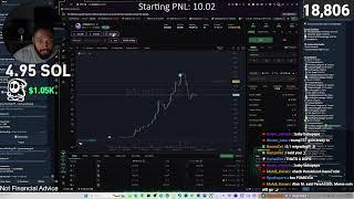 Live Memecoin Trading 10 SOL GAINS